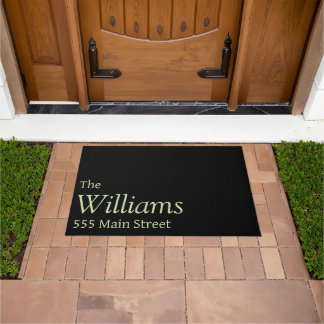 Tapis de porte personnalisé personnalisé