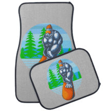 Bigfoot Yéti Sasquatch Snowboarding Sports d'hiver