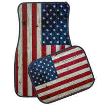 Bois affligé par cool de drapeau américain