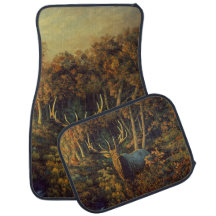 Bull Elk dans la forêt d'automne