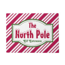 Tapis de sol décoratif de Noël Pôle Nord