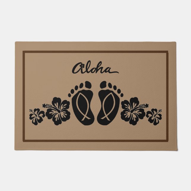 Tapis de sol empreinte Aloha (Devant)