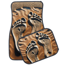 empreintes sasquatch de bigfoot dans la boue