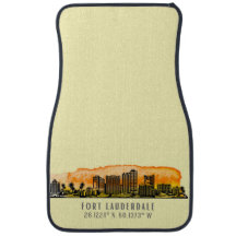 Ligne aérienne et coordonnées de Fort Lauderdale