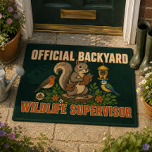 Tapis de sol officiel surveillant la faune de la c
