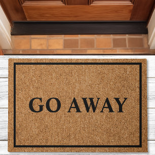 Tapis de sol personnalisé drôle introverti 'Allez-