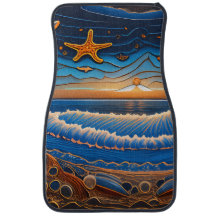 Scène de plage et d'étoiles de mer, Ensemble de vo