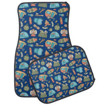 Tente de randonnée Bushcraft Camping motif 3 bleu