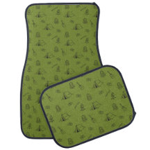 Tente Sac à Dos Bushcraft Motif Camping Vert
