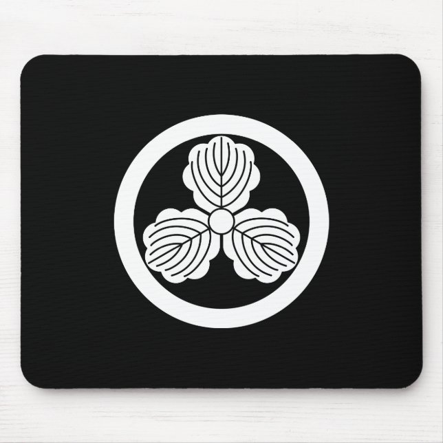 TAPIS DE SOURIS 丸に三つ柏 (Devant)