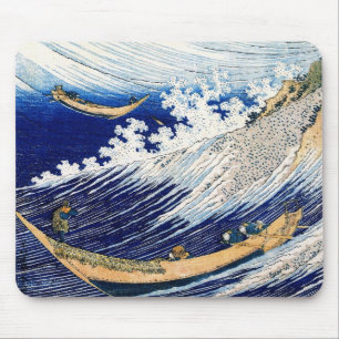 Tapis De Souris 北 斎 Hokusai Océan Vagues d'Art Japonais
