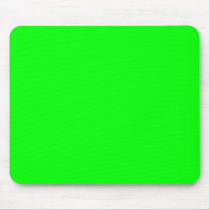 Tapis De Souris 00FF00 Vert Citron