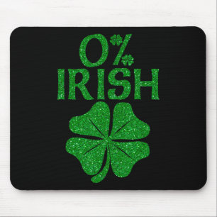 Tapis De Souris 0% Shamrock irlandais Happy Go Lucky Charm St patr