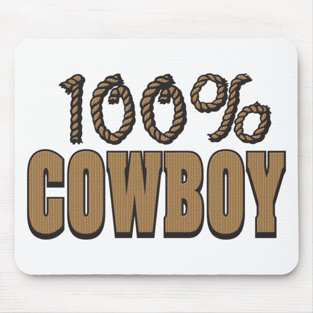 Tapis De Souris 100 % Cowboy (Devant)