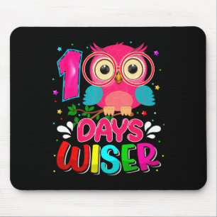 Tapis De Souris 100 Jours Chouette Plus Sûre 100 Jours Plus Smarte