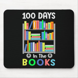 Tapis De Souris 100 jours dans les livres Lecture Bibliothécaire P