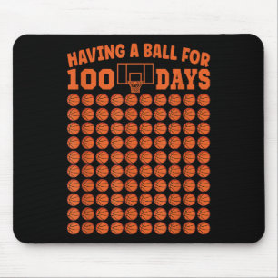 Tapis De Souris 100 Jours De Basketball Scolaire 100E Jour Pour Le