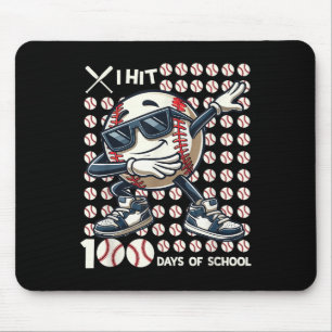 Tapis De Souris 100 Jours De Bat De Baseball Scolaire 100E Jour De