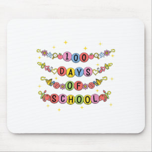 Tapis De Souris 100 Jours De Bracelet Scolaire 100E Jour Filles En