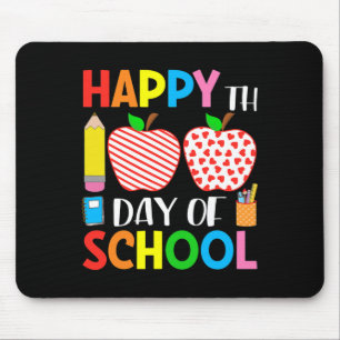 Tapis De Souris 100 Jours De Coeurs Stripes Enseignant Et Étudiant