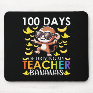 Tapis De Souris 100 Jours De Conduite Mon Enseignant Bananes 100èm