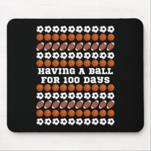 Tapis De Souris 100 Jours De Football Scolaire Basketball Garçons