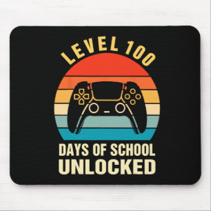 Tapis De Souris 100 Jours De Jeux Vidéo De Gamer Déverrouillés À L