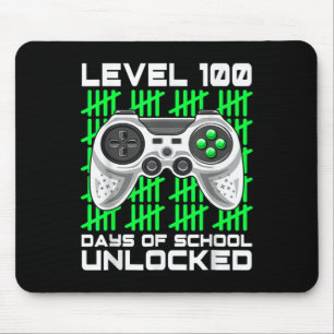 Tapis De Souris 100 Jours De Jeux Vidéo De Gamer Déverrouillés À L