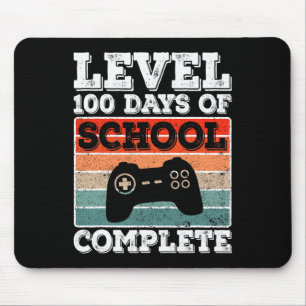 Tapis De Souris 100 Jours D'École Jeux Vidéo Gamer Boys Complets