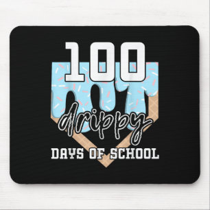 Tapis De Souris 100 Jours D'Entraînement De L'École De Baseball Cr