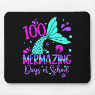 Tapis De Souris 100 Jours Mermazing Mermaid 100e Jour De L'École G