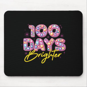 Tapis De Souris 100 Jours Plus Brighter Joyeux 100ème Jour De Diam