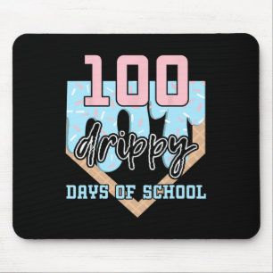 Tapis De Souris 100 Jours Sèches De L'École Vendre De La Crème De