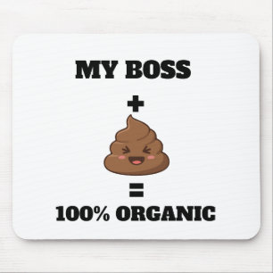 Tapis de souris 100 % organique Nom personnalisé -
