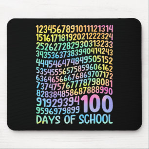 Tapis De Souris 100e Jour De L'École Enseignant Enfants 100 Jours