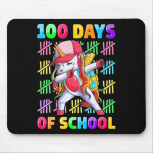 Tapis De Souris 100e Jour de l'école Unicorne pour les filles Enfa
