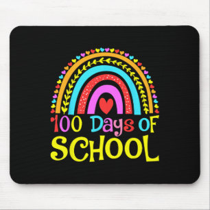 Tapis De Souris 100e jour d'école 100 jours d'école Rétro arc-en-c