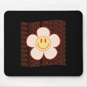 Tapis De Souris 100ème Jour De L'École Rétro Super Joyeux Visage 1