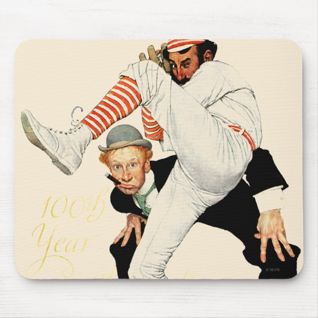 Tapis De Souris 100th Anniversaire de base-ball (Devant)
