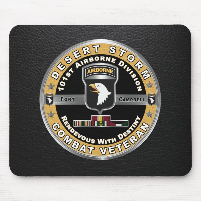 Tapis De Souris 101e division aéroportée Tempête du désert (Devant)