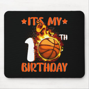 Tapis De Souris 10 ans C'est mon 10e anniversaire de basket-ball