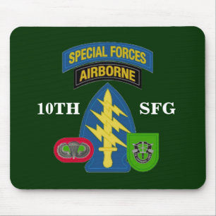 Tapis De Souris 10ème GROUPE MOUSEPAD de FORCES SPÉCIALES