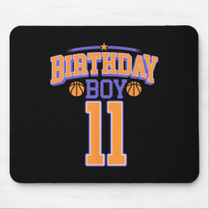 Tapis De Souris 11e anniversaire Boy Basketball Lover 11 ans Bd