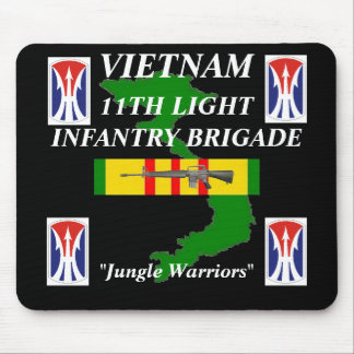 Tapis De Souris 11e Light Inf Vietnam Mousepad 2/b