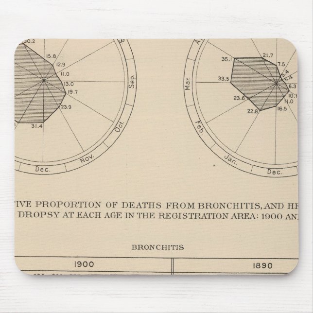 Tapis De Souris 123 Maladies mortelles système respiratoire, bronc (Devant)