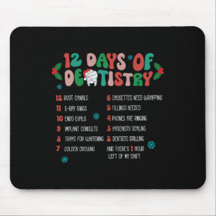 Tapis De Souris 12 Jour De Dentistesse Noël Dentiste Dentaire Hygi