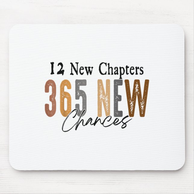 Tapis De Souris 12 New Chapters 365 New Chances Family  (Devant)