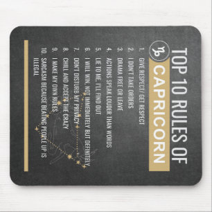 Tapis De Souris 12 Zodiac Signs -Top 10 rules Mouse pads