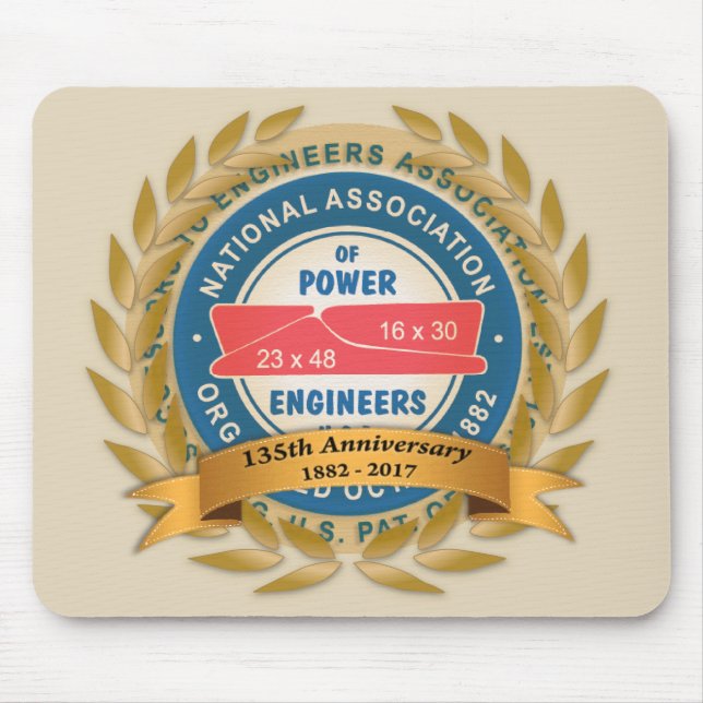 Tapis De Souris 135th Anniversaire Mousepad (Devant)