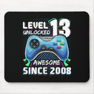 Tapis De Souris 13 Déverrouillé Awesome 2008 jeu vidéo 13e anniver